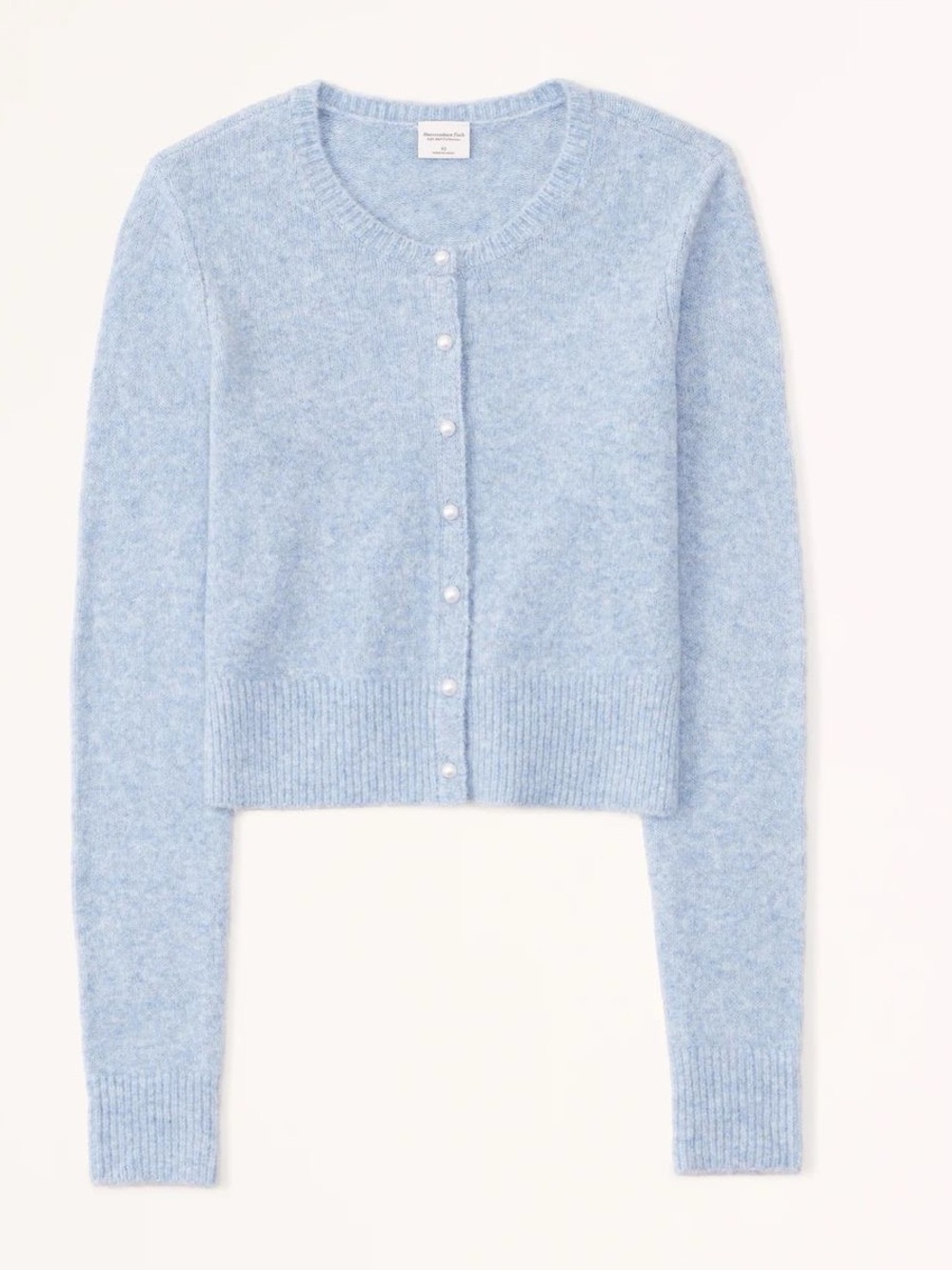 Abercrombie & Fitch Pearl-Button Wool Blend Cardigan size S chic preppy fall 90s